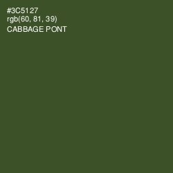 #3C5127 - Cabbage Pont Color Image
