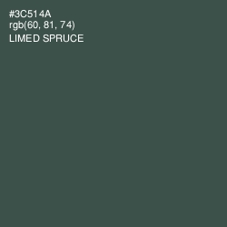 #3C514A - Limed Spruce Color Image