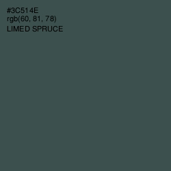 #3C514E - Limed Spruce Color Image