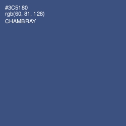 #3C5180 - Chambray Color Image