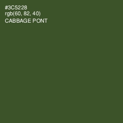 #3C5228 - Cabbage Pont Color Image