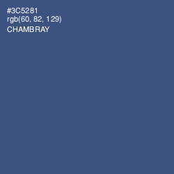 #3C5281 - Chambray Color Image