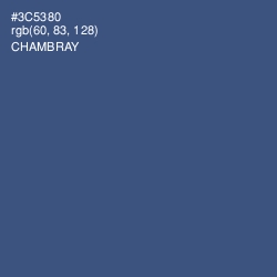 #3C5380 - Chambray Color Image