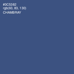 #3C5382 - Chambray Color Image