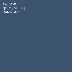 #3C5470 - San Juan Color Image