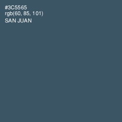 #3C5565 - San Juan Color Image