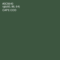 #3C5640 - Cape Cod Color Image