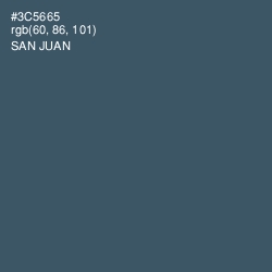 #3C5665 - San Juan Color Image