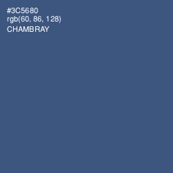 #3C5680 - Chambray Color Image