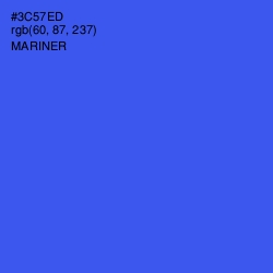 #3C57ED - Mariner Color Image