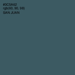 #3C5A62 - San Juan Color Image