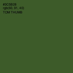 #3C5B28 - Tom Thumb Color Image