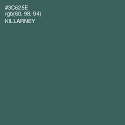 #3C625E - Killarney Color Image