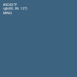 #3C637F - Ming Color Image