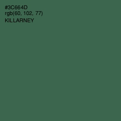 #3C664D - Killarney Color Image