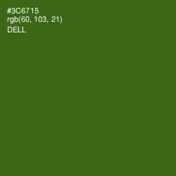 #3C6715 - Dell Color Image