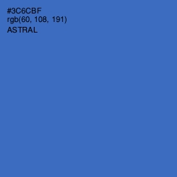 #3C6CBF - Astral Color Image