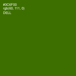 #3C6F00 - Dell Color Image