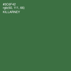 #3C6F42 - Killarney Color Image
