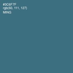 #3C6F7F - Ming Color Image