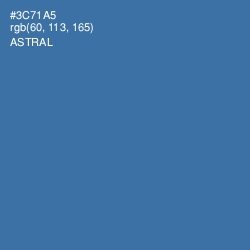 #3C71A5 - Astral Color Image