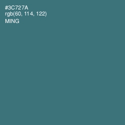 #3C727A - Ming Color Image