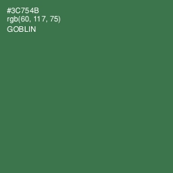 #3C754B - Goblin Color Image