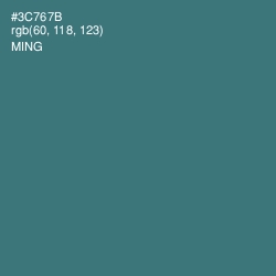 #3C767B - Ming Color Image