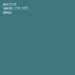 #3C777F - Ming Color Image