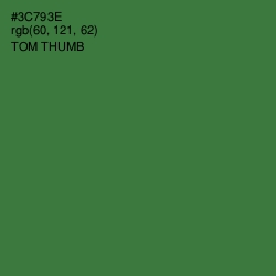 #3C793E - Tom Thumb Color Image