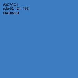 #3C7CC1 - Mariner Color Image