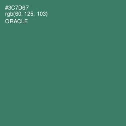 #3C7D67 - Oracle Color Image
