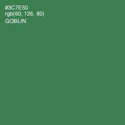 #3C7E50 - Goblin Color Image