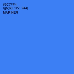 #3C7FF4 - Mariner Color Image