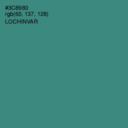 #3C8980 - Lochinvar Color Image