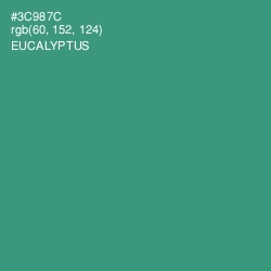 #3C987C - Eucalyptus Color Image