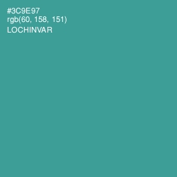 #3C9E97 - Lochinvar Color Image