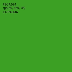 #3CA024 - La Palma Color Image