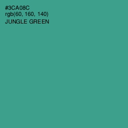 #3CA08C - Jungle Green Color Image