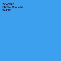 #3CA0EF - Dodger Blue Color Image