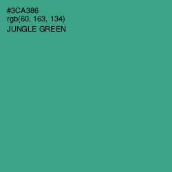 #3CA386 - Jungle Green Color Image