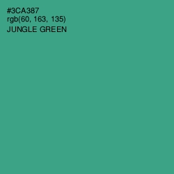 #3CA387 - Jungle Green Color Image