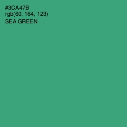 #3CA47B - Sea Green Color Image