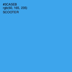 #3CA5EB - Scooter Color Image