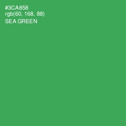 #3CA858 - Sea Green Color Image