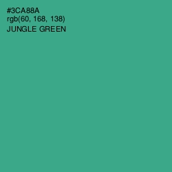 #3CA88A - Jungle Green Color Image