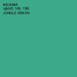 #3CA98A - Jungle Green Color Image