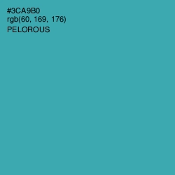 #3CA9B0 - Pelorous Color Image