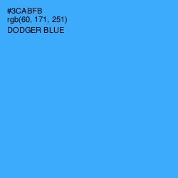 #3CABFB - Dodger Blue Color Image