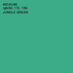 #3CAC88 - Jungle Green Color Image